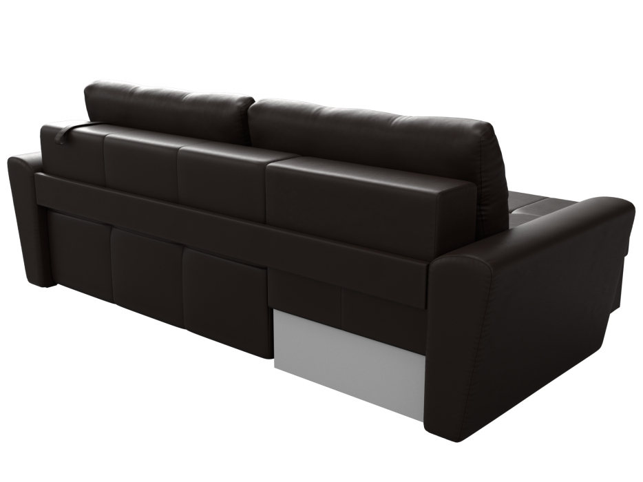 Диваны угловые в гостиную, Угловой диван Амстердам левый угол, экокожа