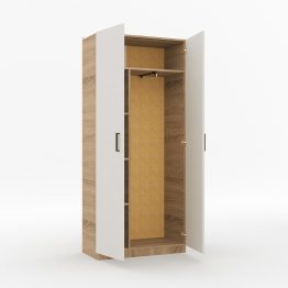 Шкаф Хороший ШР-1, Белый/Дуб Сонома