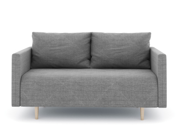 Диван прямой нераскладной Милли мини 2-х  местный с подлокотниками, рогожка