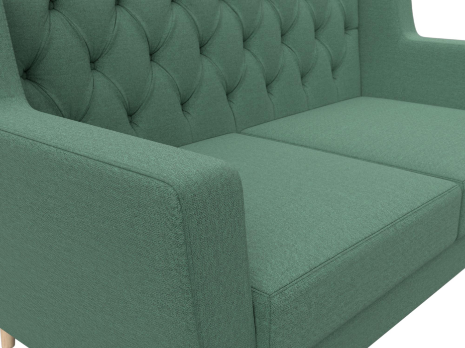 Диваны прямые кухонные, Диван кухонный прямой Брайтон 2 Люкс, рогожка Амур