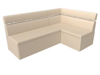 Кухонный угловой диван Классик правый угол, экокожа