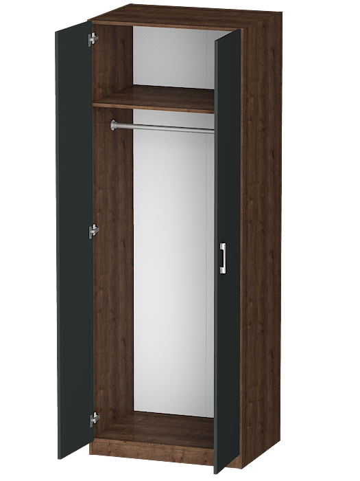 Для одежды, Распашной шкаф Лайф для одежды 80*60*215 Дуб экспрессив