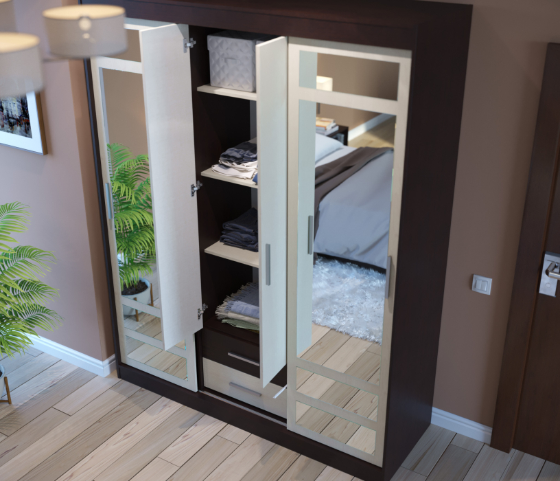 Шкафы-купе, Бася СБ-2746/1 Шкаф-купе