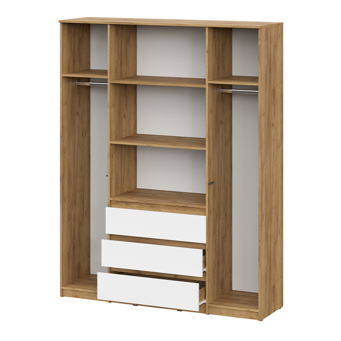 Для одежды, Шкаф для одежды и белья 4х дверный Денвер