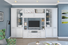 Стенки для гостиной, Модульная гостиная Карина композиция 4