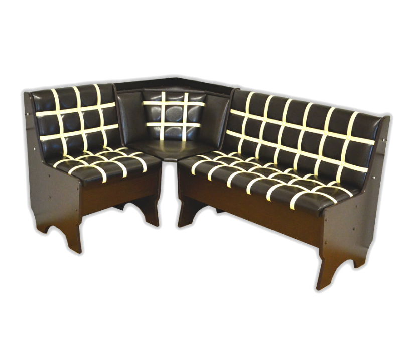 Кухонные уголки, Кухонный уголок Комфорт- Лучиана 17 комби темный