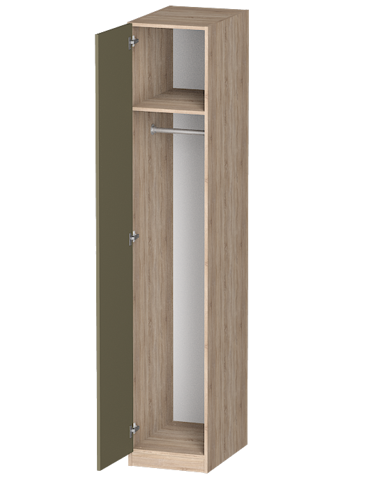 Для одежды, Распашной шкаф Лайф для одежды 40*60*215 Дуб сонома