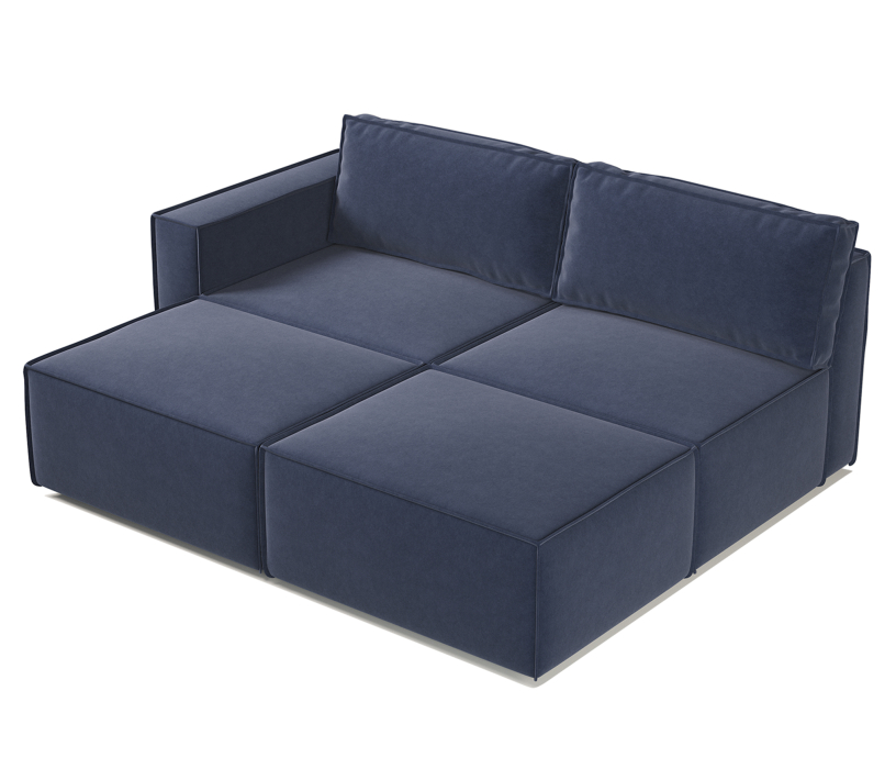 Диваны угловые в гостиную, Диван модульный Шарм 25 211х170х70 см, правый, велюр