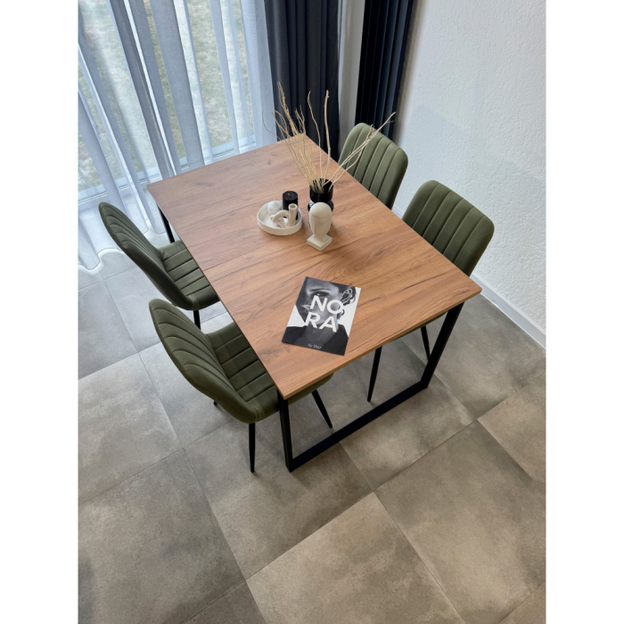 Обеденные столы, Деревянный стол Лиман 117 (157) x 77