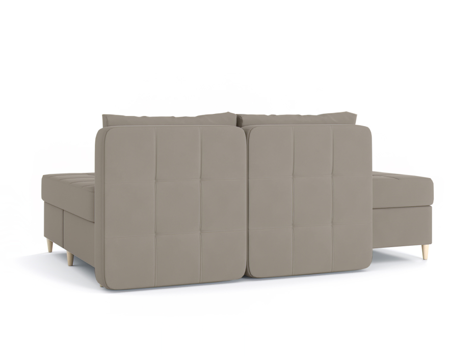 Диваны угловые в гостиную, Диван-кровать угловой Оливер 2 еврокнижка-трансформер, велюр