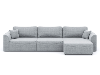 Диван-кровать угловой Рафаэль 3 секции еврокнижка НПБ, рогожка Люкс