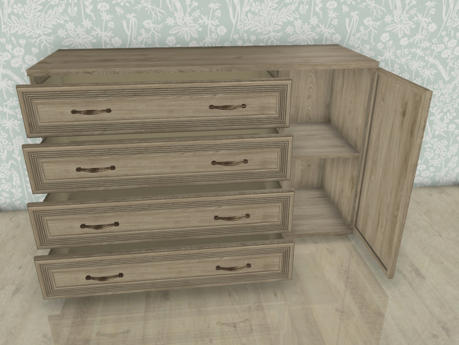 ТВ-тумбы, Модульная система Карина Тумба ТБ-1016