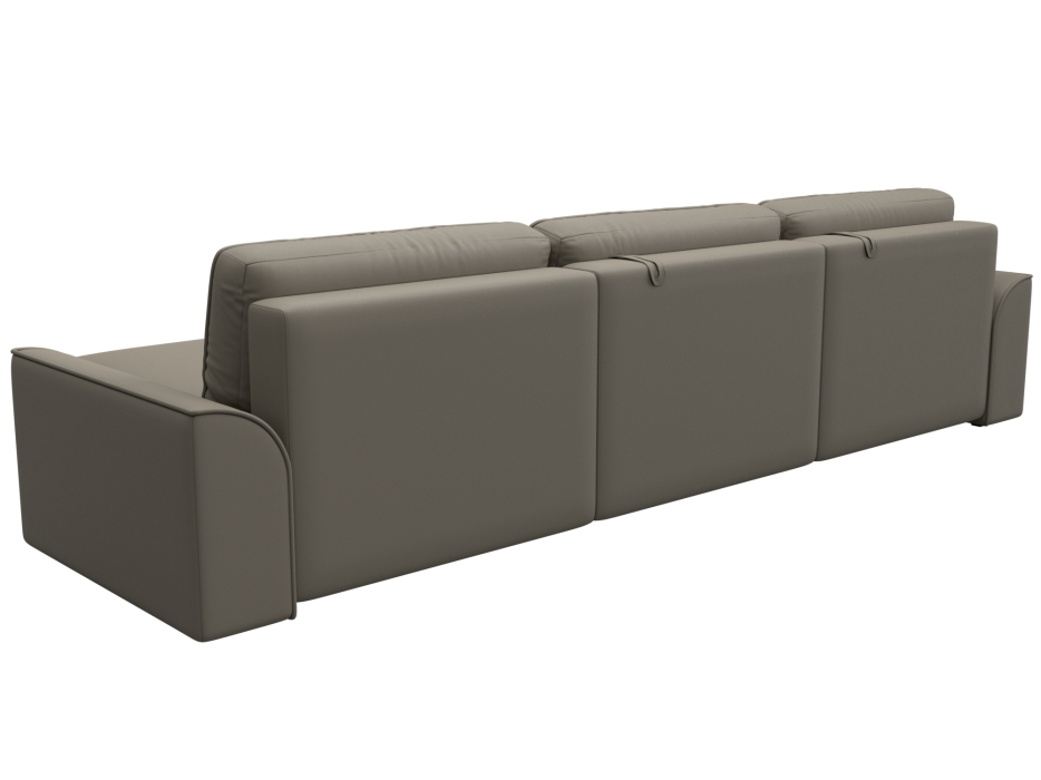 Диваны угловые в гостиную, Диван угловой Лига-048 НПБ лонг, экокожа GRIFON