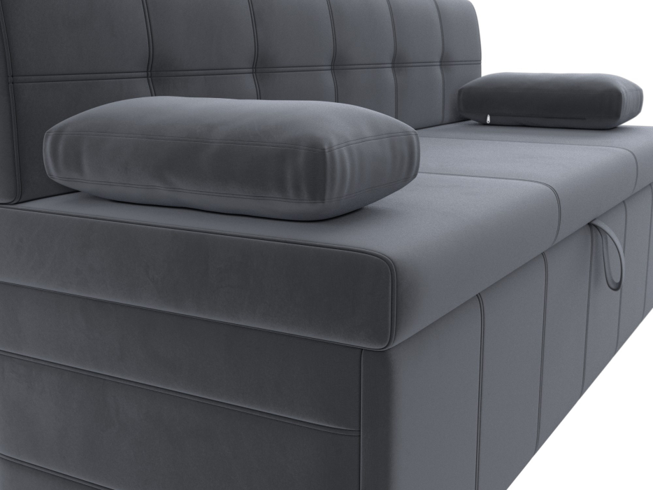 Диваны прямые кухонные, Кухонный прямой диван Лео, велюр