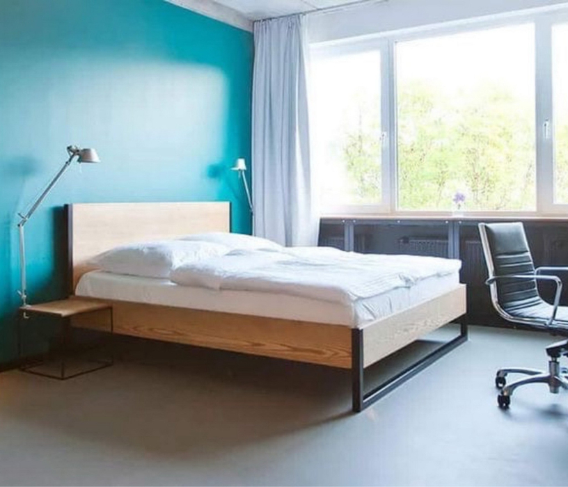 Кровати 140 см, Кровать в стиле лофт Ардено 1.4