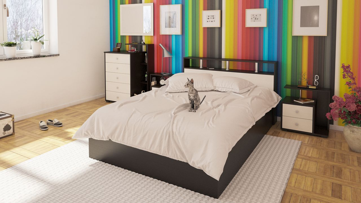 Спальные гарнитуры, Спальный гарнитур Камелия №5