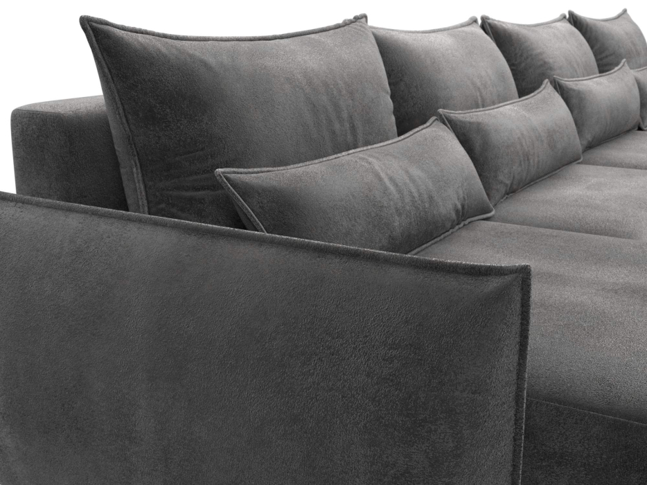 Диваны еврокнижки, Диван П-образный Лига-051 НПБ Лонг, велюр TOWER