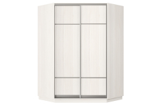 Угловые шкафы, Шкаф-купе Премьер Лайт 71 угловой (08;08) двухдверный
