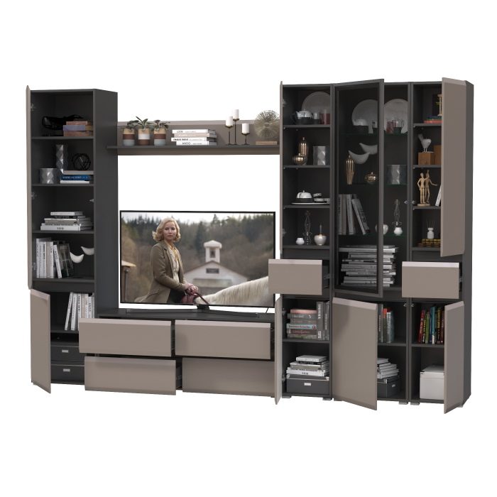 Стенки для гостиной, Сидней Комплектация № 59