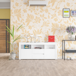 ТВ-тумба Сура 1604 с двумя ящиками и дверками