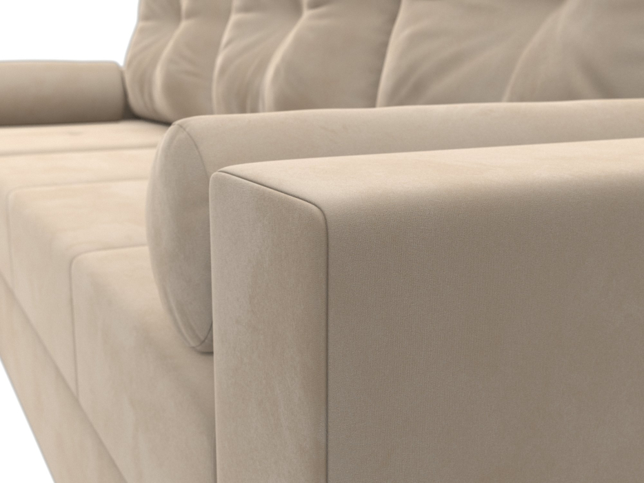 Диваны угловые в гостиную, Диван угловой Верона Лайт левый угол, велюр