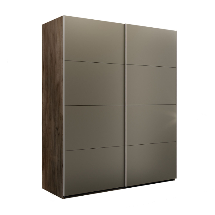 Шкафы-купе 2-х дверные, Шкаф-купе Эста 2-х дверный Стекла хаки/Доводчик 200х66х240