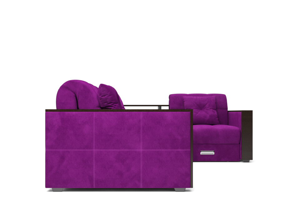 Диваны угловые в гостиную, Угловой диван Чехия, микровелюр