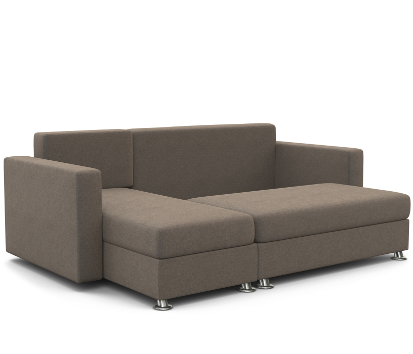 Диваны угловые в гостиную, Угловой диван Ария левый, велюр