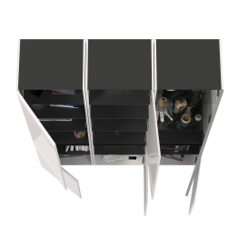 Набор шкафов в гостиную Сидней из двух шкафов 13.200 и одного шкаф-витрины 13.201