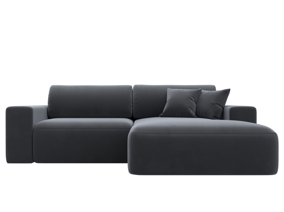 Диваны угловые в гостиную, Диван угловой Лига-036 Классик правый угол, велюр