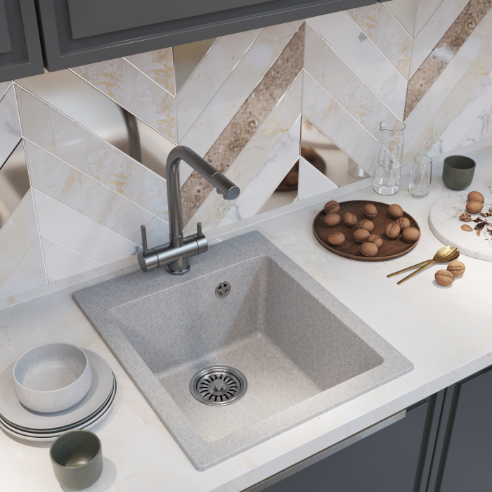 Кухонные мойки, Мойка ML-GM14, 420*500*190мм NEW