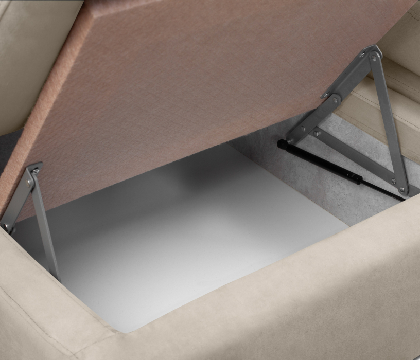 Диваны угловые в гостиную, Модульный угловой диван Борнео со спальным местом, велюр