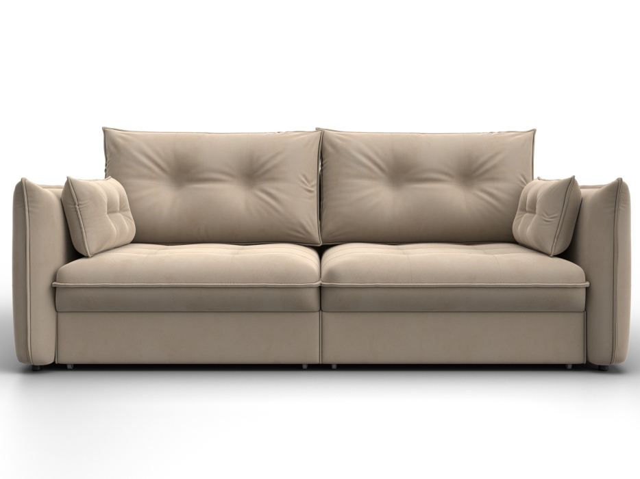 Диваны еврокнижки, Диван прямой Лига-100 НПБ, велюр SEVEN