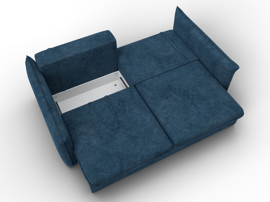 Диваны еврокнижки, Диван прямой Лига-100 НПБ, велюр BRUT