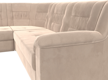 Угловой диван Карелия левый, велюр