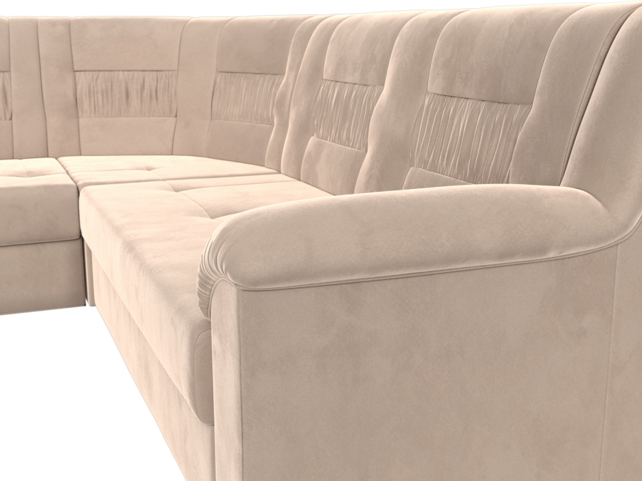 Диваны угловые в гостиную, Угловой диван Карелия левый, велюр