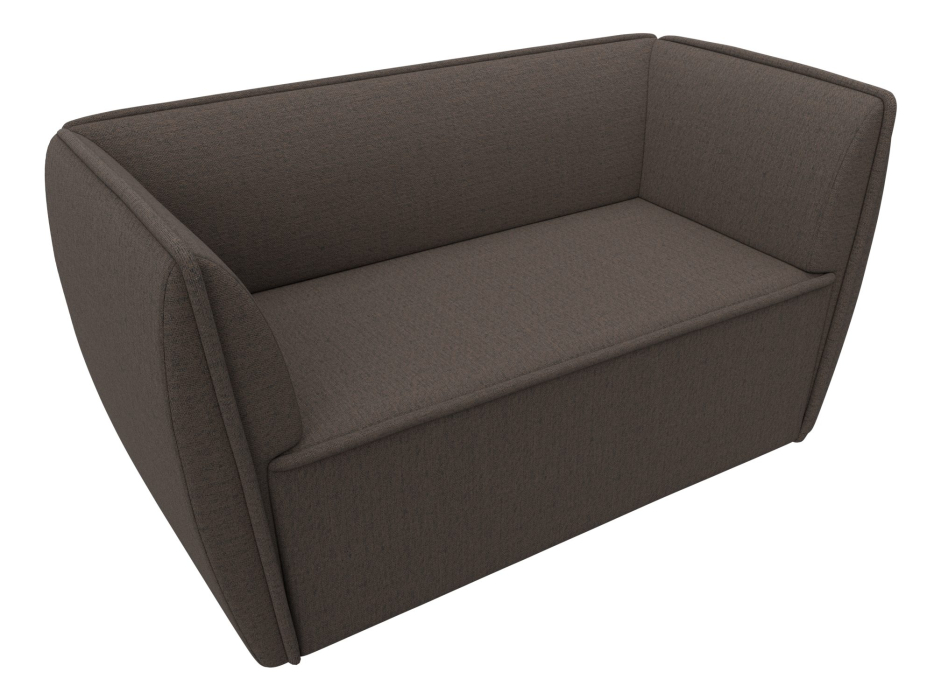 Диваны прямые кухонные, Диван кухонный прямой Бергамо 2-х местный, рогожка Амур