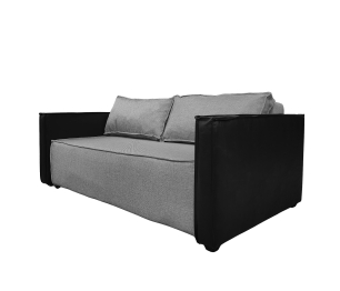 Диван-кровать аккордеон Барон 120, велюр/экокожа