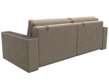 Диван прямой с декором Лига-049 НПБ, велюр SEVEN