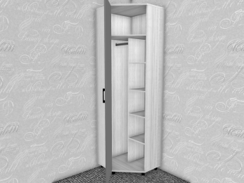 Модульная система Грейс Шкаф ШК-5013  Серый Кашемир