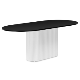 Стол Барон О 200 х 90 (белые ноги)