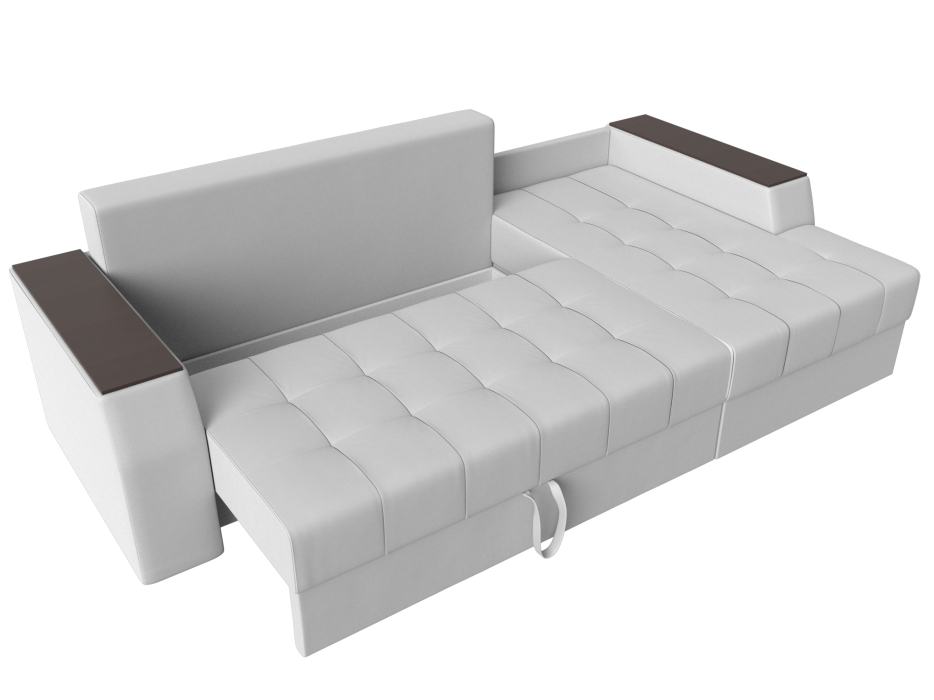 Диваны угловые в гостиную, Угловой диван Эмир БС правый угол, экокожа