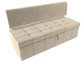 Кухонный прямой диван Стоун, микровельвет
