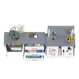 Комод 123-1204 и косметический столик с подсветкой СТ-5