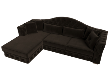 Диван угловой Артис левый угол, микровельвет