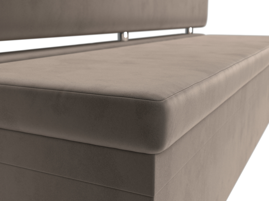 Диваны прямые кухонные, Кухонный прямой диван Стайл, велюр