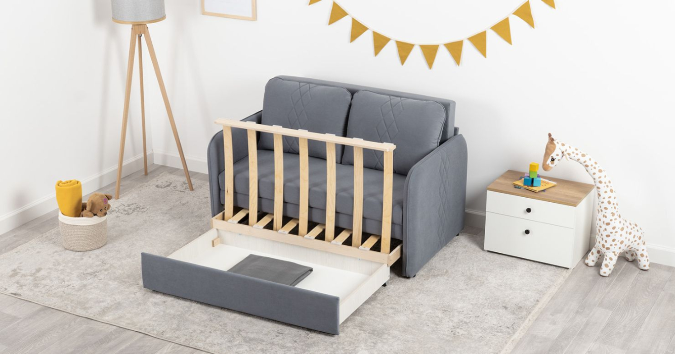 Диваны с ящиком для белья, Диван-кровать Юта (120)