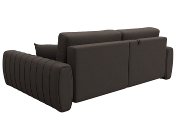 Диван угловой Лига-057 НПБ угол правый, рогожка Амур