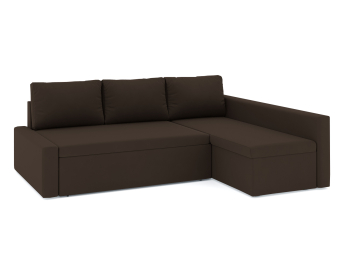 Диван-кровать угловой Фрихетен дельфин, велюр