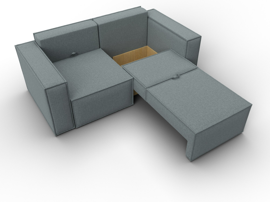 Диваны кровати со спальным местом, Диван прямой Куба мини, рогожка Амур